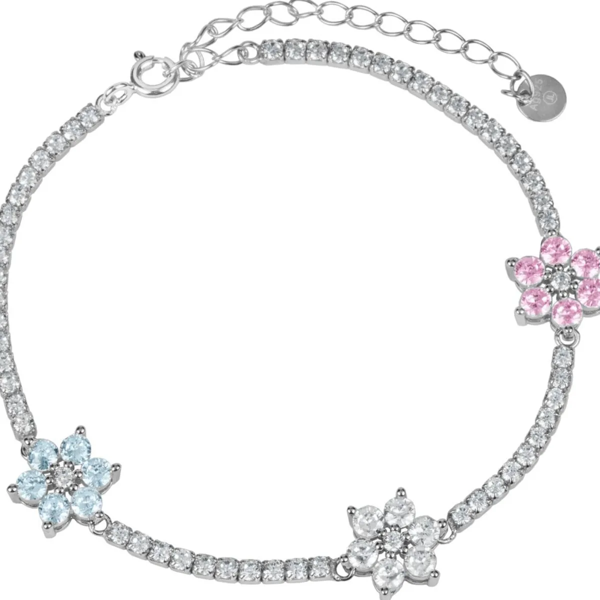 Jacques Lemans Bracelet "Flowers" Sterlingsilver With Topazes> Bracelets