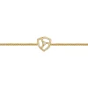 Jacques Lemans Bracelet Sterling Silver Gold-Plated With White Topaz> Bracelets