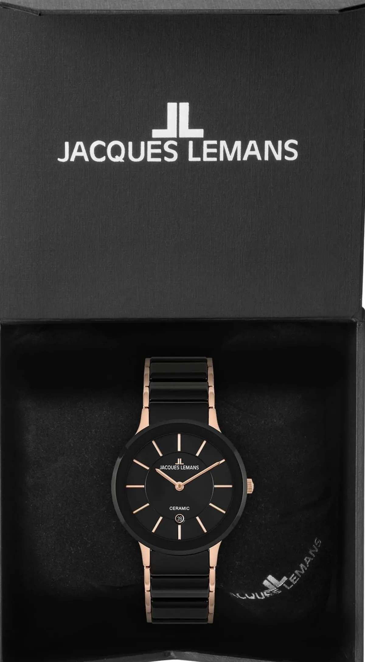 Jacques Lemans Dublin 1-1855C> High-Tech Ceramic