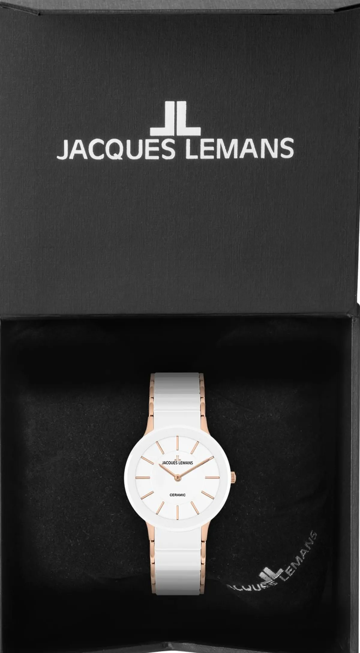 Jacques Lemans Dublin 1-1856D> High-Tech Ceramic
