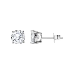 Jacques Lemans Ear Stud Sterling Silver With Topaz> Earrings