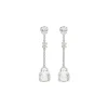Jacques Lemans Ear Stud Sterling Silver With Topazes> Earrings