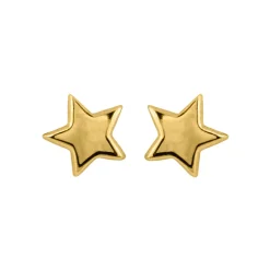 Jacques Lemans Ear Stud Sterling Silver Gold-Plated> Earrings