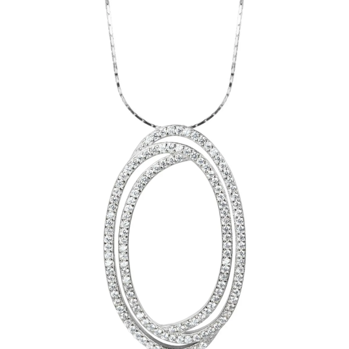 Jacques Lemans Necklace Sterling Silver With Topazes> Necklaces