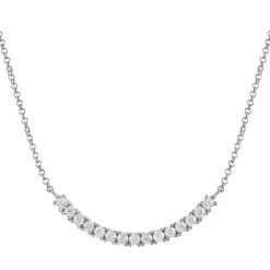 Jacques Lemans Necklace Sterlingsilver With Topaz> Necklaces